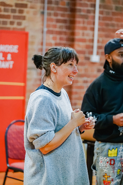 In photo: Bridget Balodis. Photographer: Phoebe Powell 