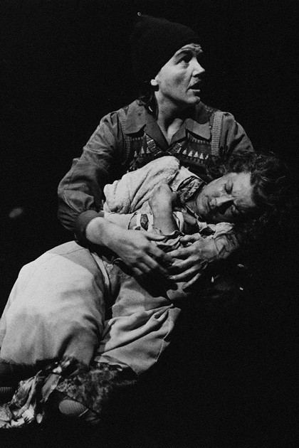 Production still for "Lilly and May". L-R: Patricia Cornelius as May, Susie Dee as Lilly. Photographer: Jeff Busby