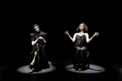Production photography by Gianna Rizzo / Featuring Adam Noviello and Paul Capsis