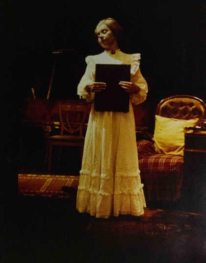 Production still for "An Evening with Queen Victoria". Prunella Scales as Queen Victoria. Photographer: Unknown