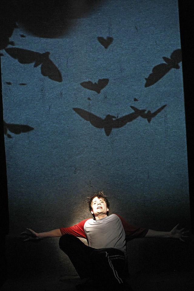 Production still for the return season of "Moth". Thomas Conroy as Sebastian. Photographer: Jeff Busby