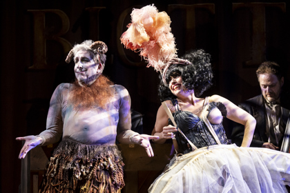 Production Photography: Brett Boardman / Featuring: Kanen Breen & Meow Meow / Production image from Belvoir Season.