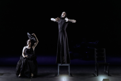 Production photography by Gianna Rizzo / Featuring Adam Noviello and Paul Capsis