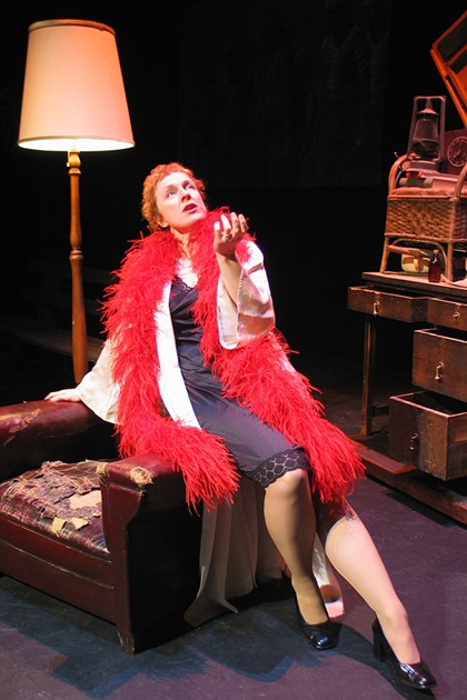 Publicity still for the 2004 tour of "Ruby Moon". Heather Bolton. Photographer: Chris Howard