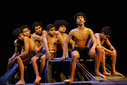 Production still for "Kin". Photographer: Jeff Busby