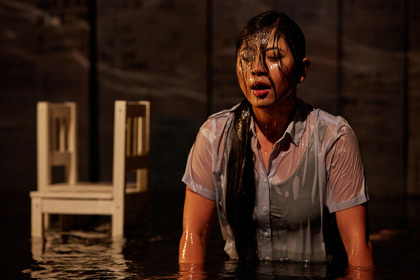 Production still for "Little Emperors". Alice Qin. Photographer: Tim Grey