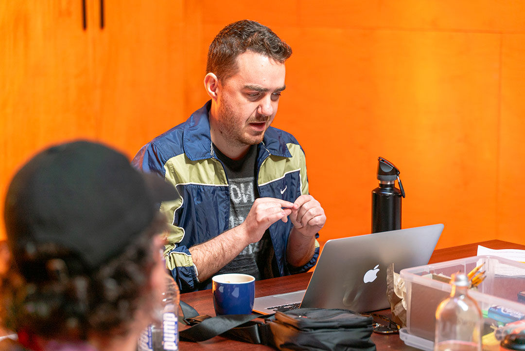 Alistair Baldwin, 'Telethon Kid' workshop (2022) Photographer: Tamarah Scott
