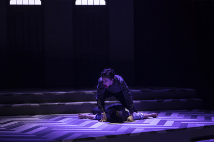 Production still for the 2023 Season of 'Nosferatu.' In photo: Jacob Collins-Levy, Max Brown. Photographer: Pia Johnson