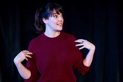 Production still from previous production of "Fleabag". Maddie Rice. Photographer: Richard Davenport