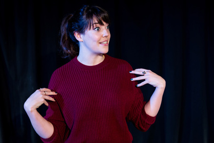 Production still from previous production of "Fleabag". Maddie Rice. Photographer: Richard Davenport