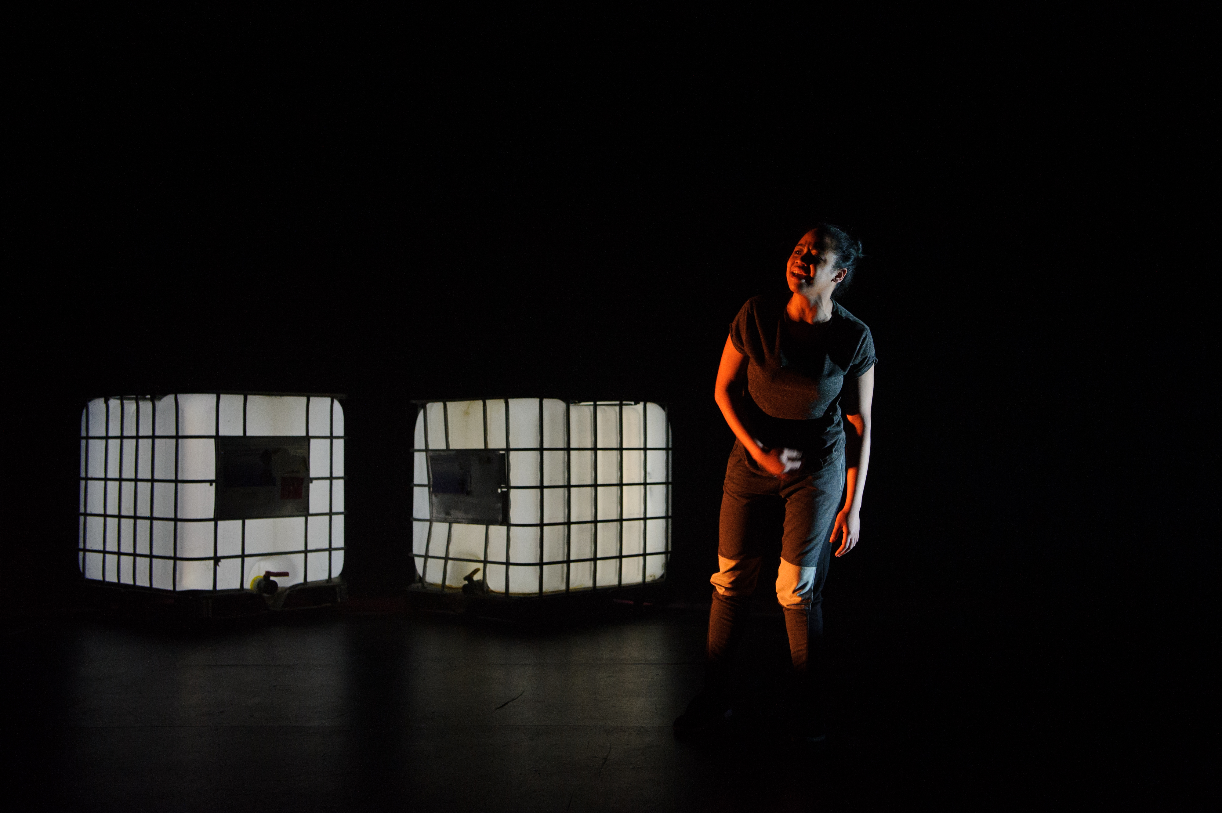 Production still for "Turbine". Elizabeth Esguerra. Photographer: Sarah Walker