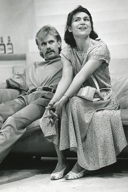 Production still for "Coralie Lansdowne Says No". L-R: Peter Finlay as Paul Coleman, Lisa Armytage as Anne Coleman. Photographer: Unknown