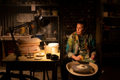 Campaign image for the 2023 Season of 'Hour of the Wolf'. In photo: Katherine Tonkin. Photographer: Pia Johnson