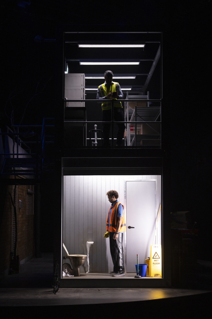 Production photography by Pia Johnson / Featuring Chum Ehelepola and Theo Clarke