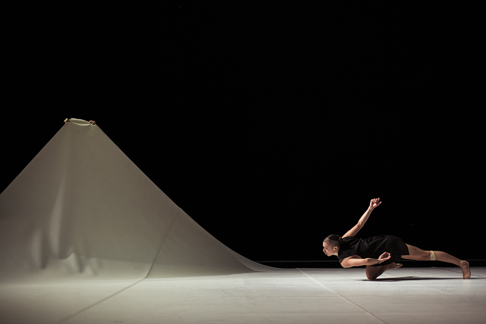 Production still for "Common Ground". L-R: Richard Cilli, Tara Jade Samaya. Photographer: Pippa Samaya