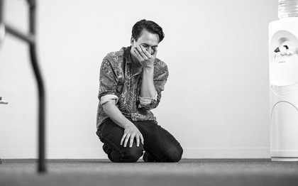 In photo: Ash Flanders. Photographer: Yunis Tmeizeh.