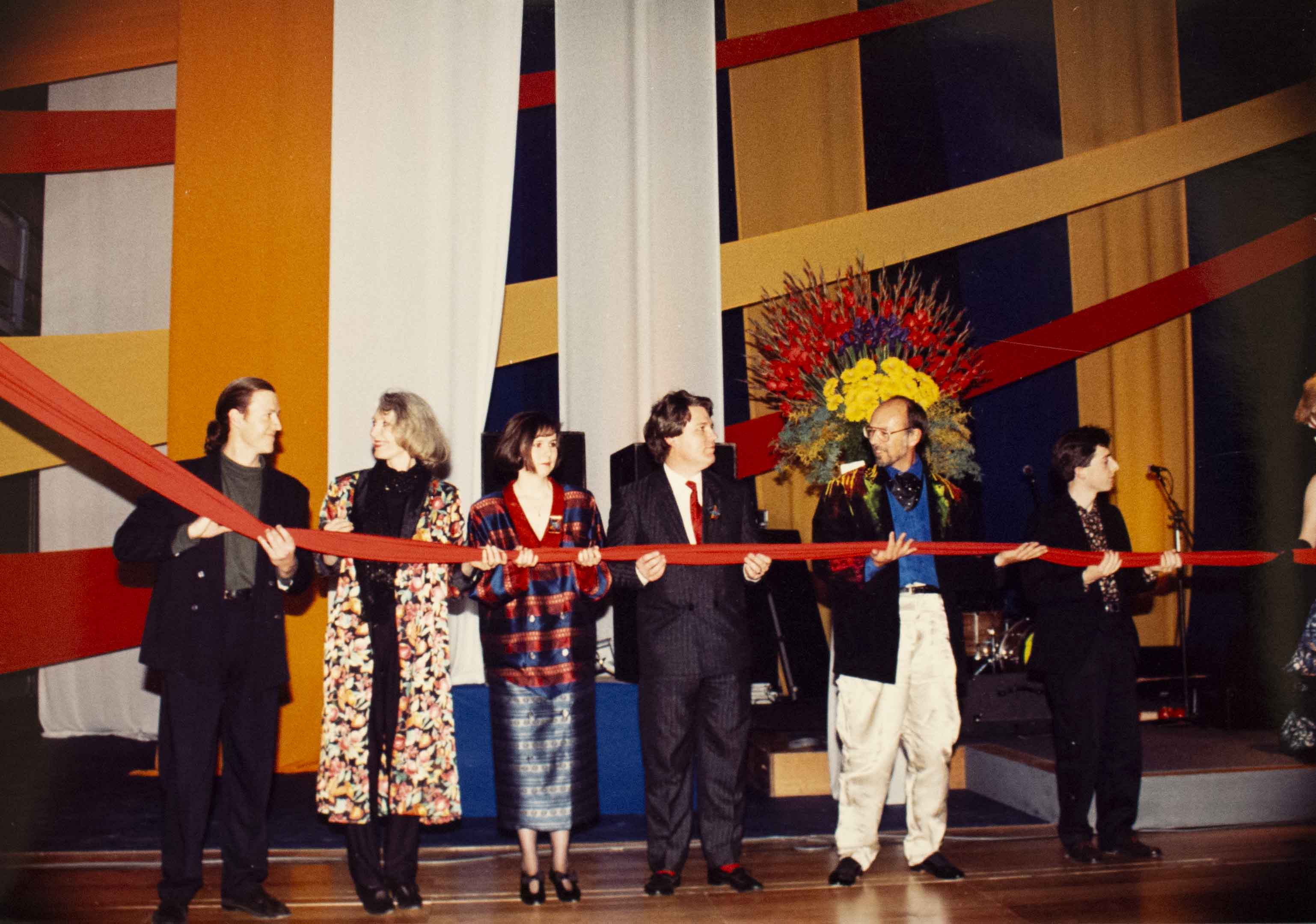 Ribbon cutting (1990)