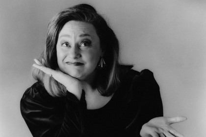 Production still for "Four Play". Deidre Rubenstein in "What's a Girl to Do?". Photographer: Jeff Busby