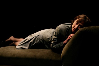 Production still for "La Douleur". Caroline Lee. Photographer: Jeff Busby