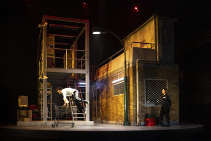 Production photography by Pia Johnson / Featuring Theo Clarke and Sherry-Lee Watson