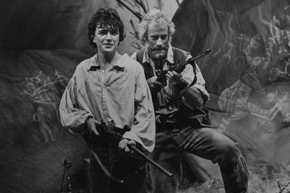 Production still for "Black Rabbit". L-R: Matt Day as Stanley, David Bradshaw as Archie. Photographer: Jeff Busby