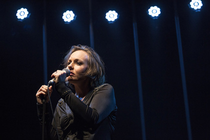 Production still for "The Fiery Maze". Abi Tucker. Photographer: Pia Johnson