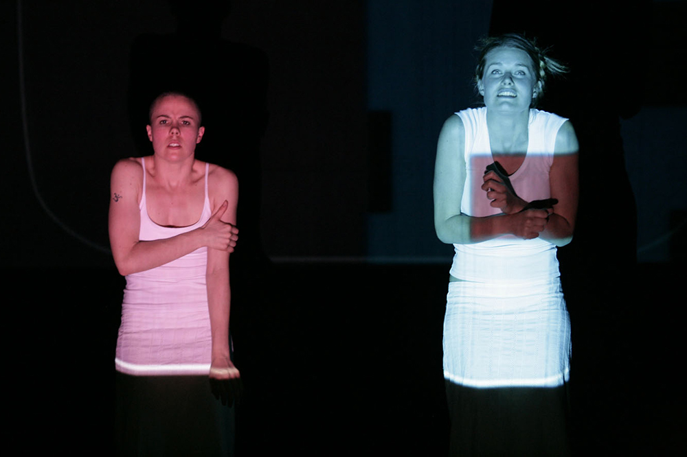 Production still for "Melt". Kirstie McKracken, Stephanie Lake. Photographer: Jeff Busby