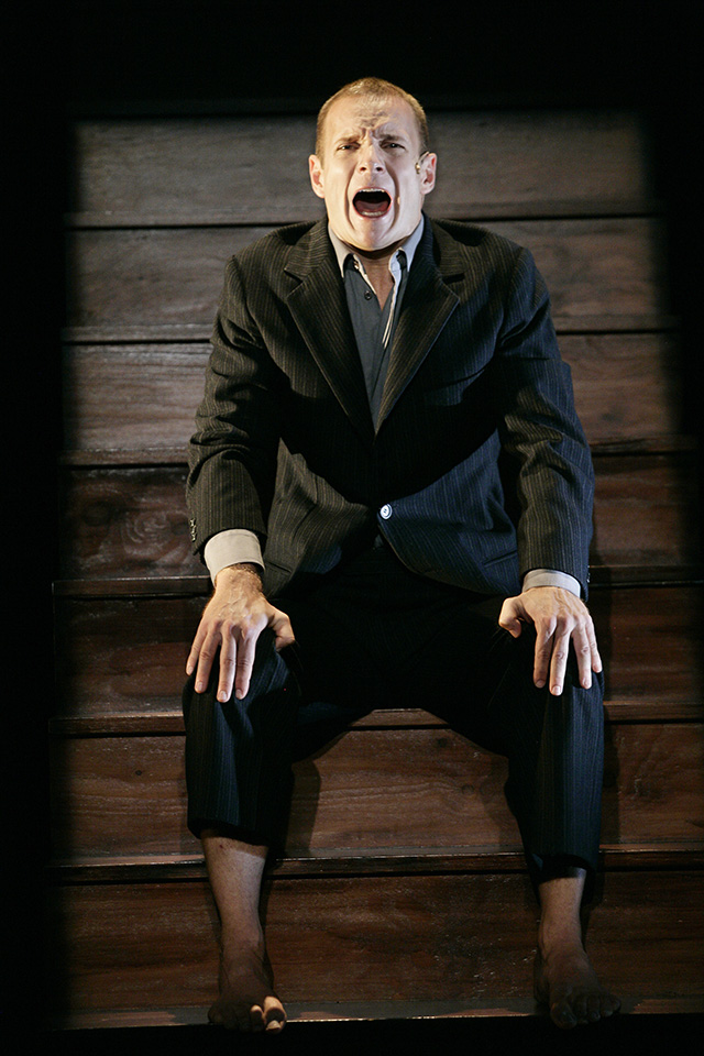 Production still "The Tell-Tale Heart". Martin Niedermair. Photographer: Jeff Busby