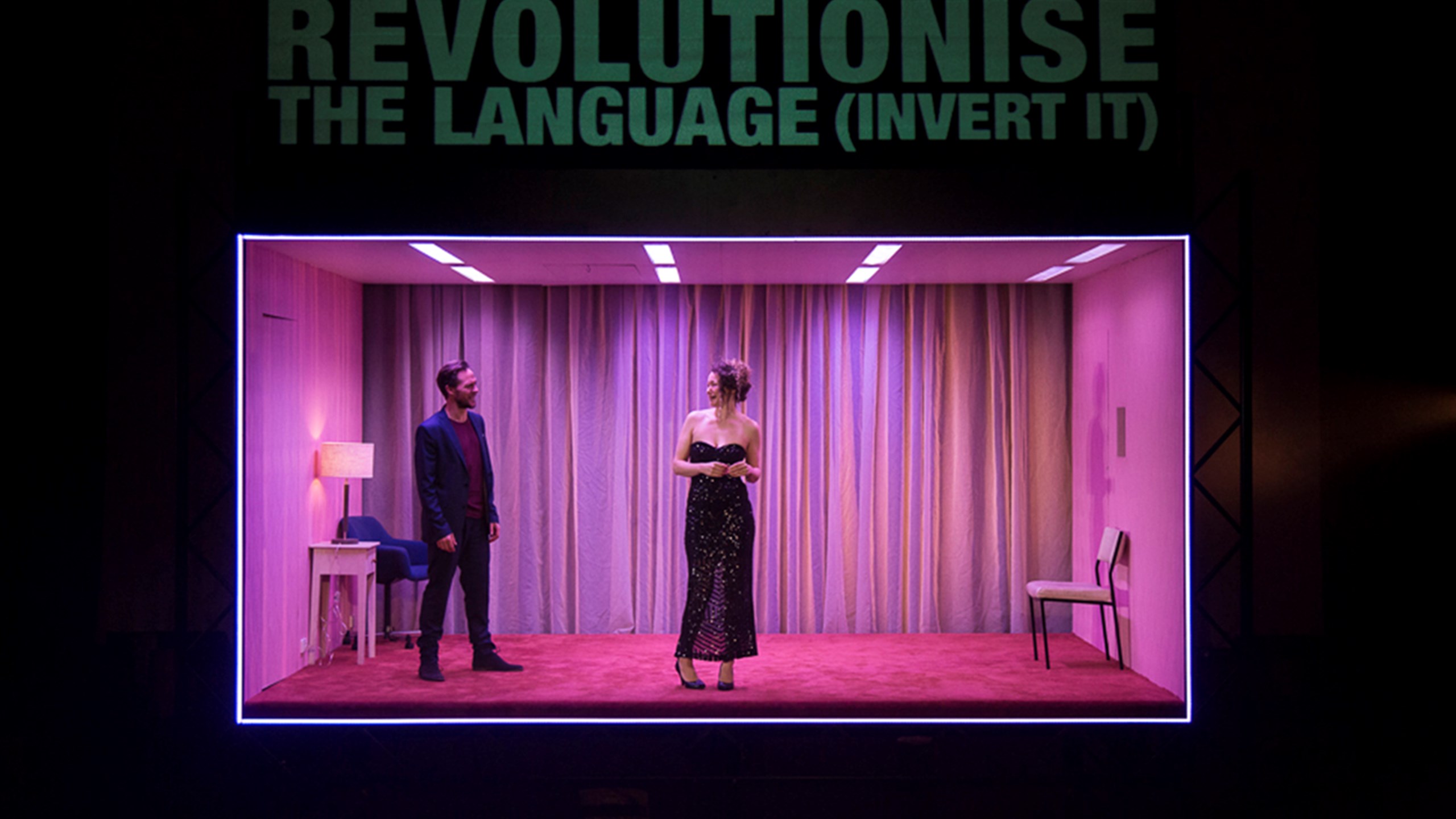 Revolt. She Said. Revolt Again (2017), L-R: Gareth Reeves, Sophie Ross. Photographer: Pia Johnson