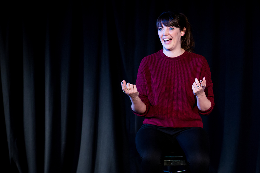 Production still from previous production of "Fleabag". Maddie Rice. Photographer: Richard Davenport