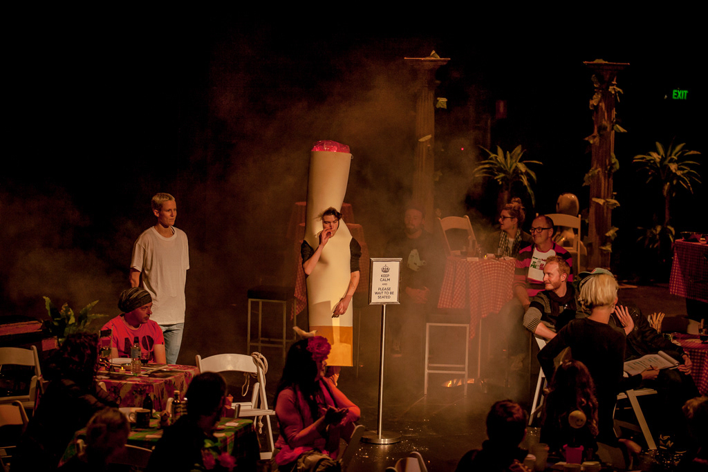 Production still for "A Singular Phenomenon". Photographer: Bryony Jackson