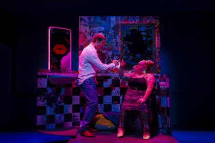 Production photography by Gianna Rizzo / Featuring Rick Davies and Megan Wilding