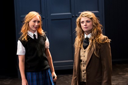 Production still for "Picnic at Hanging Rock". L-R: Harriet Gordon-Anderson, Amber McMahon. Photographer: Pia Johnson