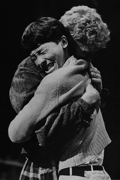 Production still for "Luck of the Draw". L-R: Tran Minh Nam as Khan, John Walker as John. Photographer: David B. Simmonds