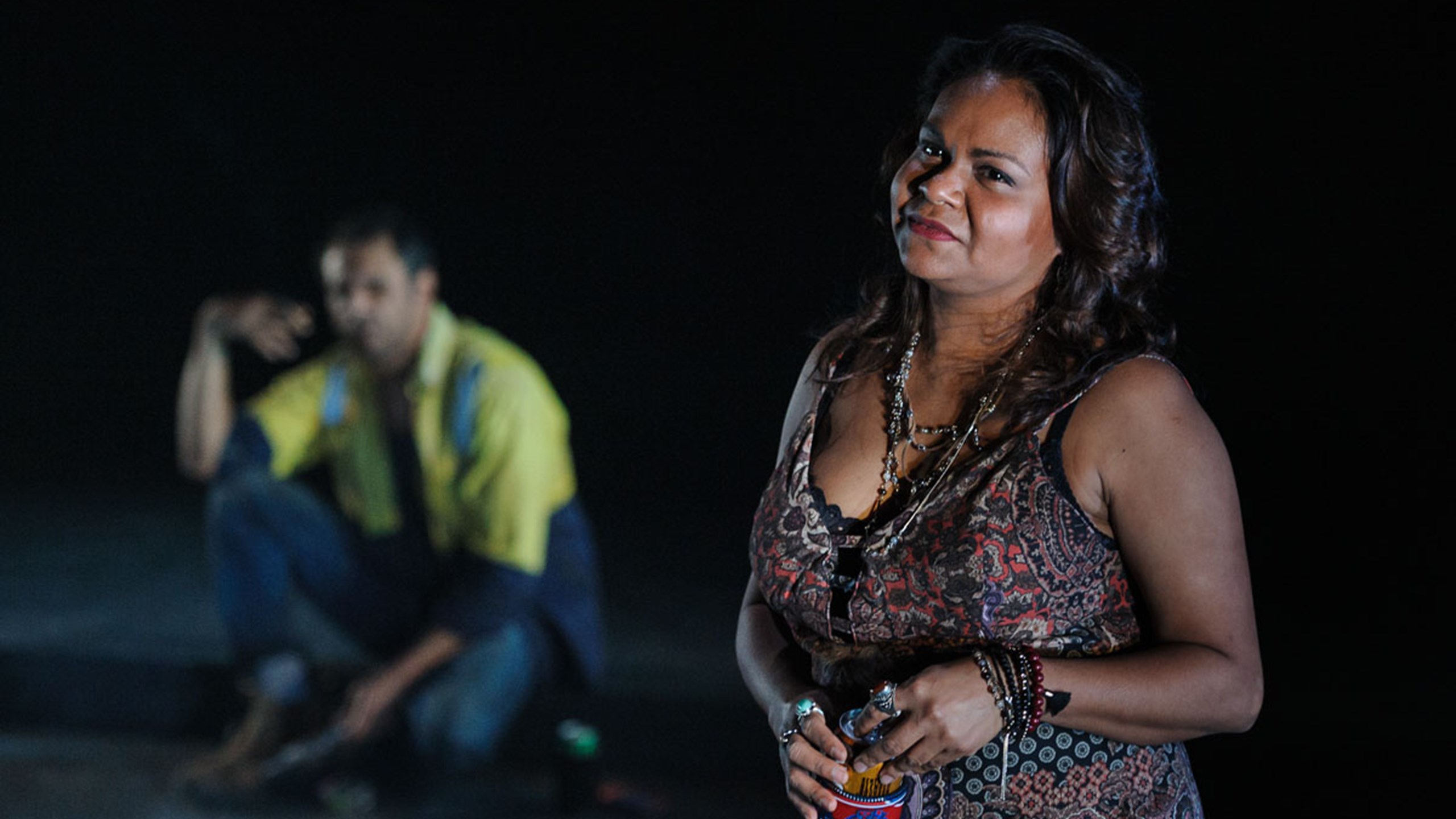 Heart is a Wasteland (2017), L-R: Aaron Pedersen, Ursula Yovich. Photographer: Deryk McAlpin