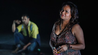 Heart is a Wasteland (2017), L-R: Aaron Pedersen, Ursula Yovich. Photographer: Deryk McAlpin