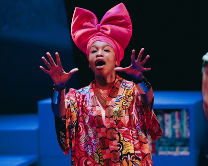 Production Photography from WHO NO KNO GO KNO (2024). Photographer: Wani Toaishara. In photograph: Masego Pitso