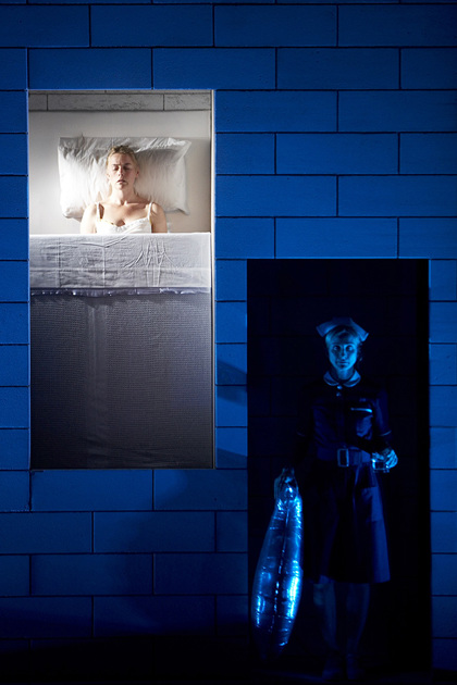 Production still for "Kitten". L-R: Kate Kendall, Natasha Herbert. Photographer: Ross Bird