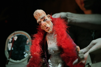 Production still for "Apples and Ladders". Sarah Kriegler. Photographer: Jeff Busby