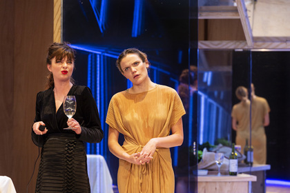 Production still for "Bliss". L-R: Amber McMahon, Anna Samson. Photographer: Pia Johnson