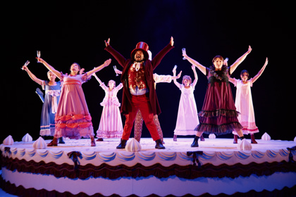 Production photography by Simon Fazio / Featuring John Marc Desengano and cast of Pride & Prejudice