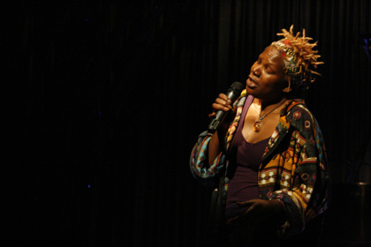 Production still for "Fabulous Diva". Ruth Rogers-Wright. Photographer: Unknown