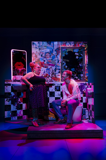 Production photography by Gianna Rizzo / Featuring Megan Wilding and Rick Davies