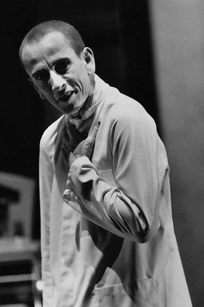 Production still for "The Emperor Regrets". Matthew Crosby. Photographer: Jeff Busby