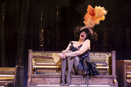 Production Photography: Brett Boardman / Featuring: Meow Meow / Production image from Belvoir Season.