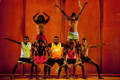 Production still for "Ngurrumilmarrmiriyu (Wrong Skin)". Photographer: Unknown  