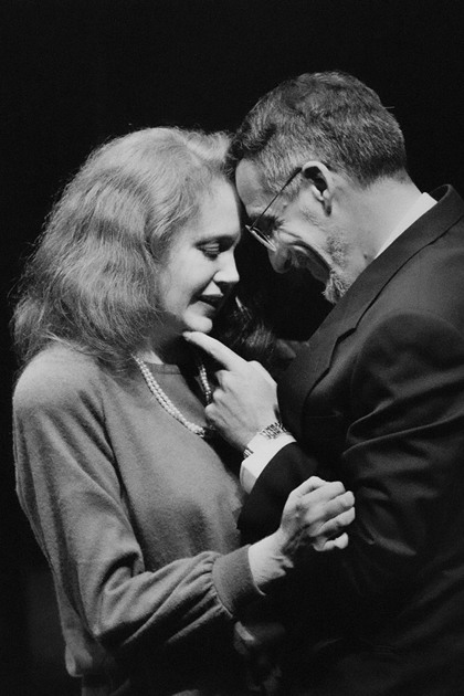 Production still for "Big Toys". L-R: Julie Nihill as Mag Bosanquet, Carrillo Gantner as Ritchie Bosanquet. Photographer: Jeff Busby