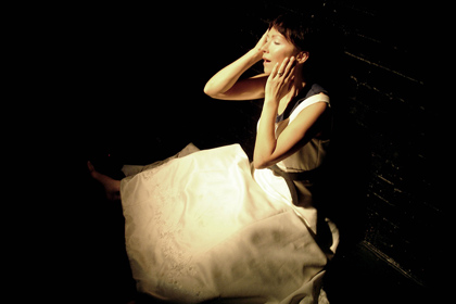 Publicity still for "The Yellow Wallpaper". Anita Hecht. Photographer: Unknown