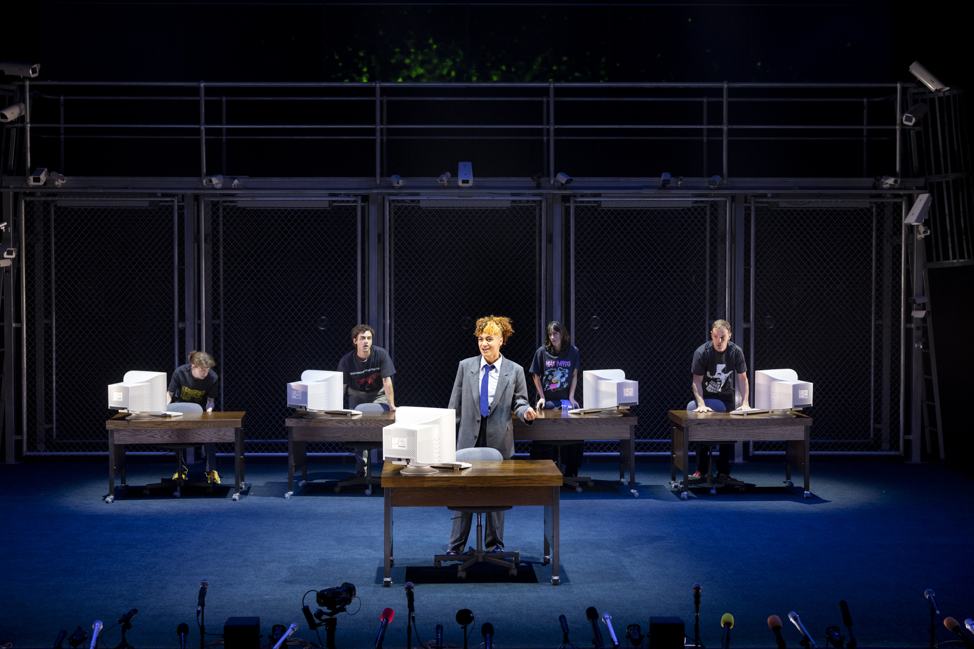 Production photography from TRUTH (2025). Photographer: Pia Johnson. In photograph: Cast of TRUTH.