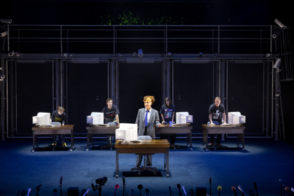 Production photography from TRUTH (2025). Photographer: Pia Johnson. In photograph: Cast of TRUTH.